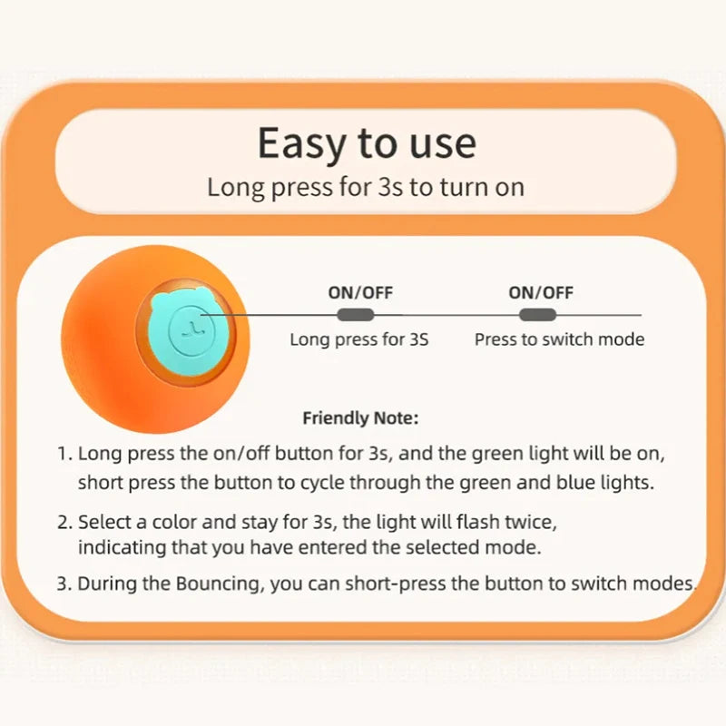 Whirl & Pounce – Smart Bouncing Ball Toy