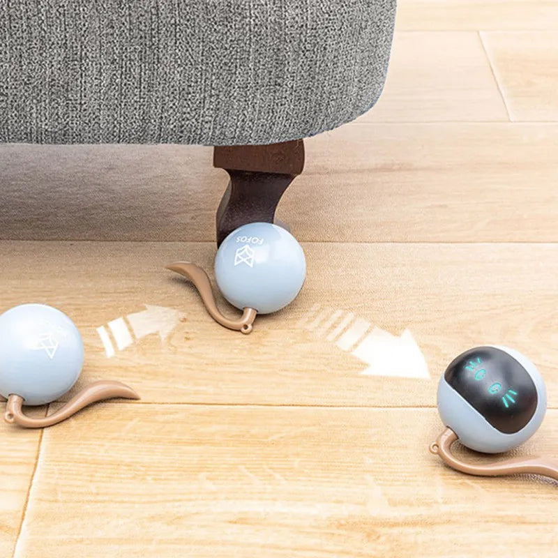 Interactive Auto Rolling - Smart LED Cat Ball
