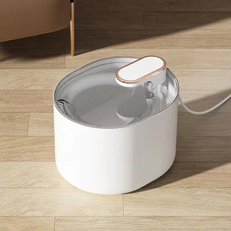 Automatic Pet Water Dispenser – Filtered Circulation Flow for Clean Drinking