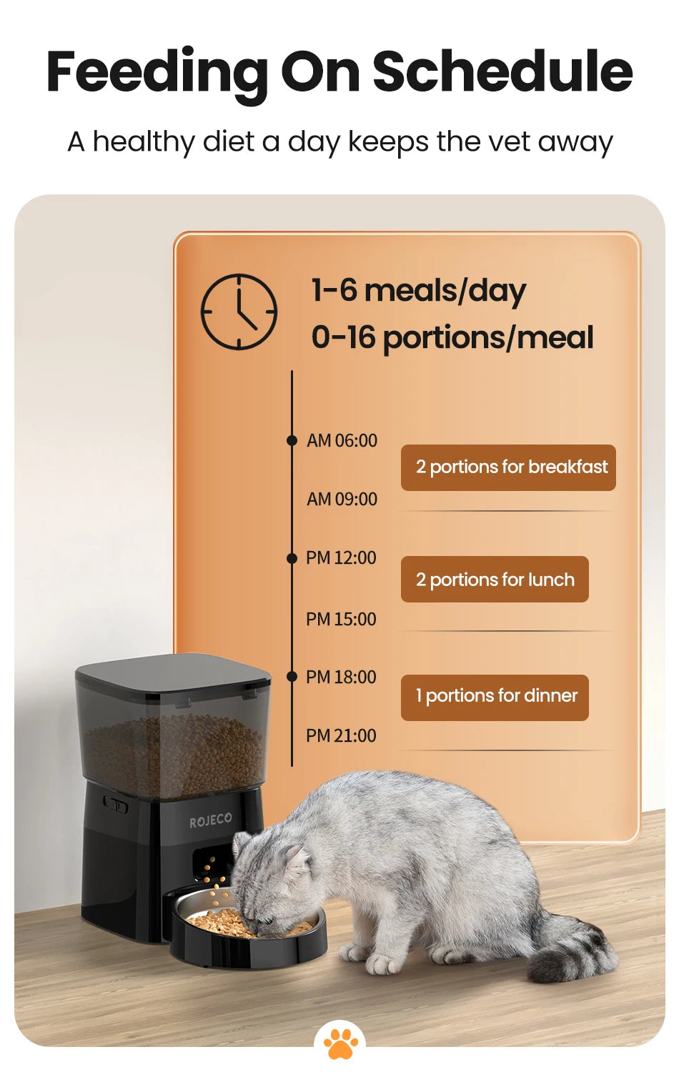 Automatic Pet Feeder Button Version