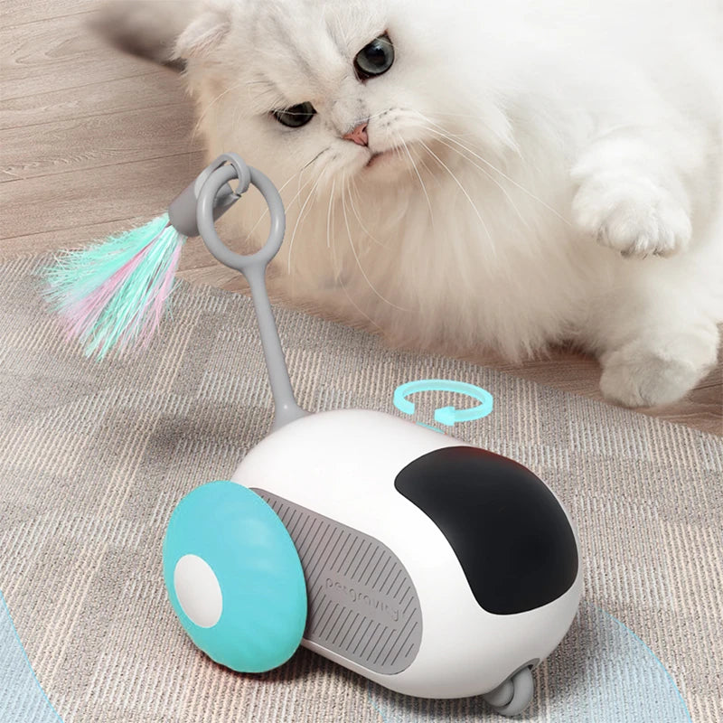 Intelligent Sports Car Remote Control Cat Toy – Interactive Electric Mice & Feathers Entertainment