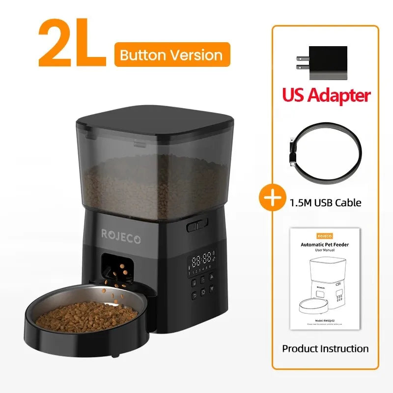 Automatic Pet Feeder Button Version