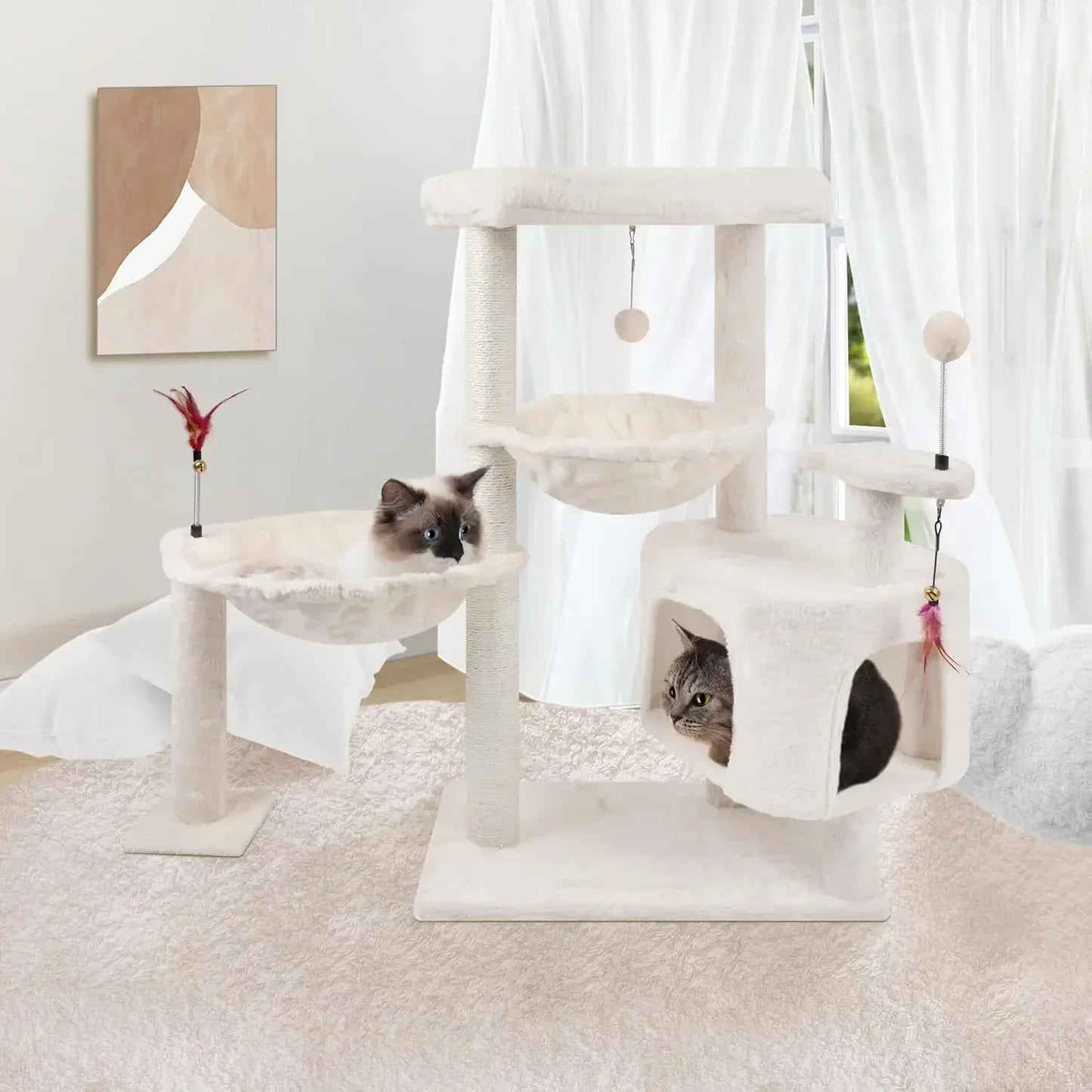 Hammock & Condo Cat Tower