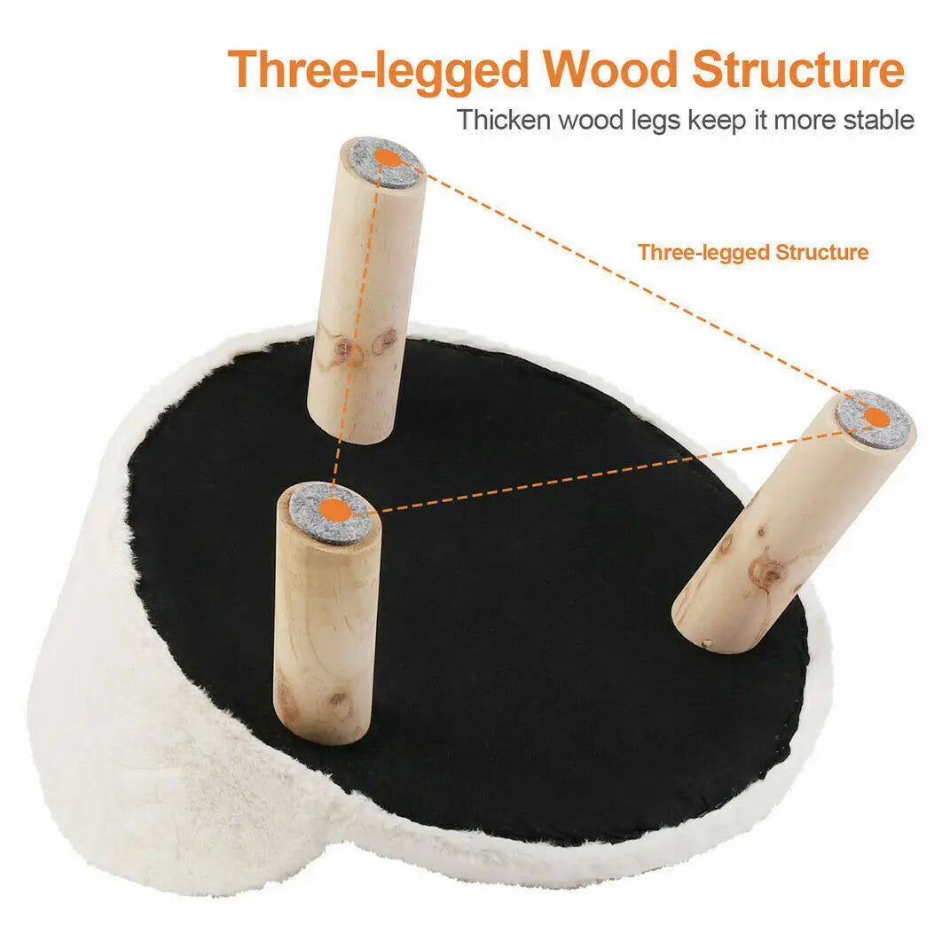 Cozy Luxe Cat Lounger - Elevated Cat Nest