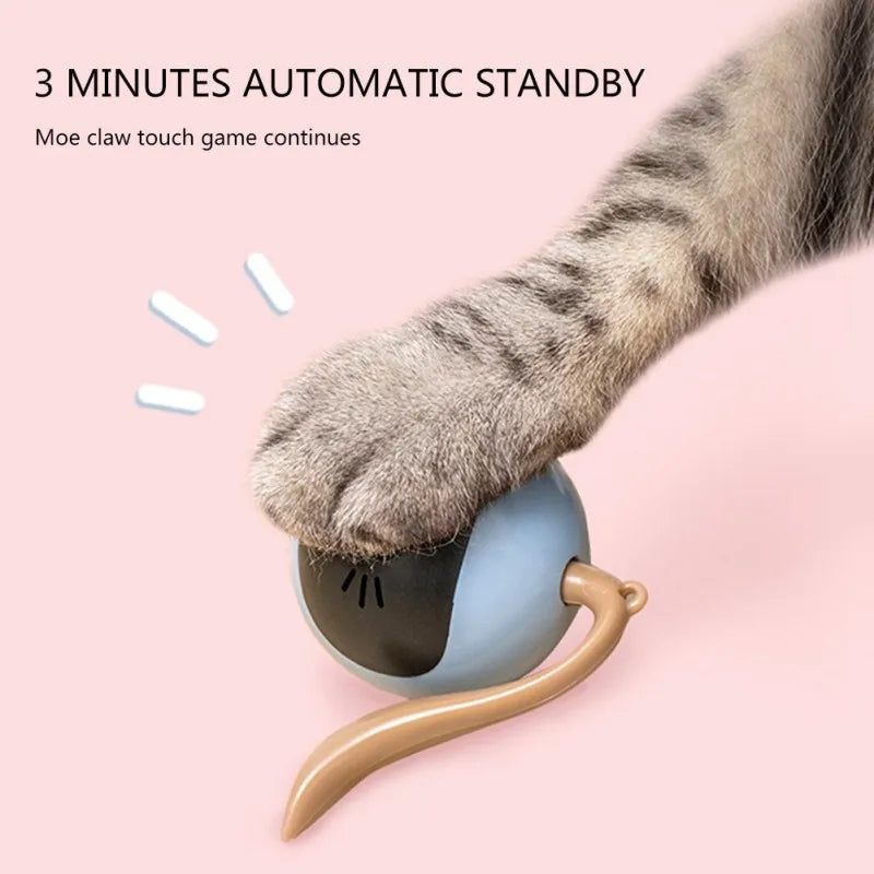 Interactive Auto Rolling - Smart LED Cat Ball