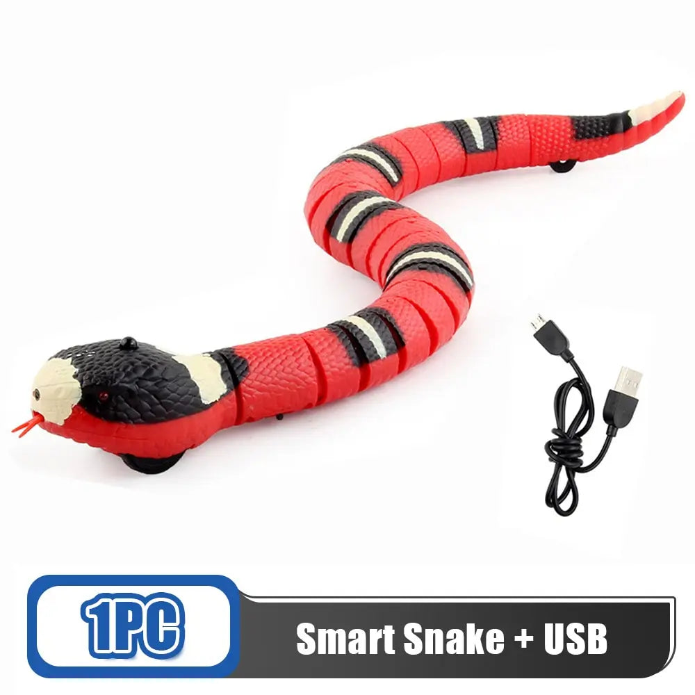 Smart Sensing Cat Teaser – Interactive Automatic Electronic Snake Toy