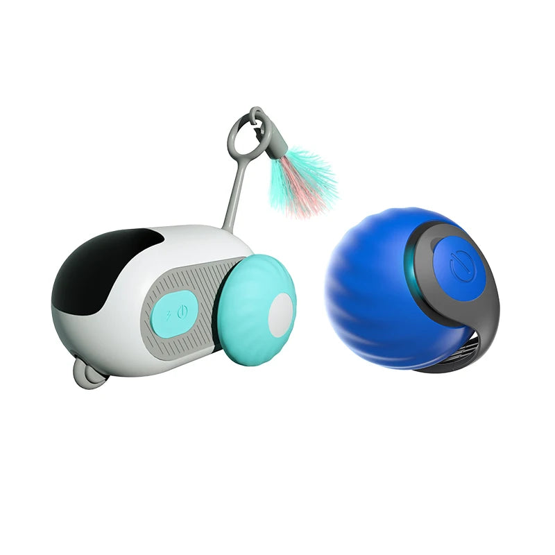 Intelligent Sports Car Remote Control Cat Toy – Interactive Electric Mice & Feathers Entertainment