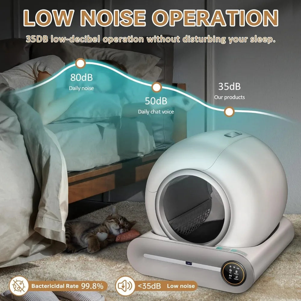 Self Cleaning Litter Box, Automatic Cat Litter Box