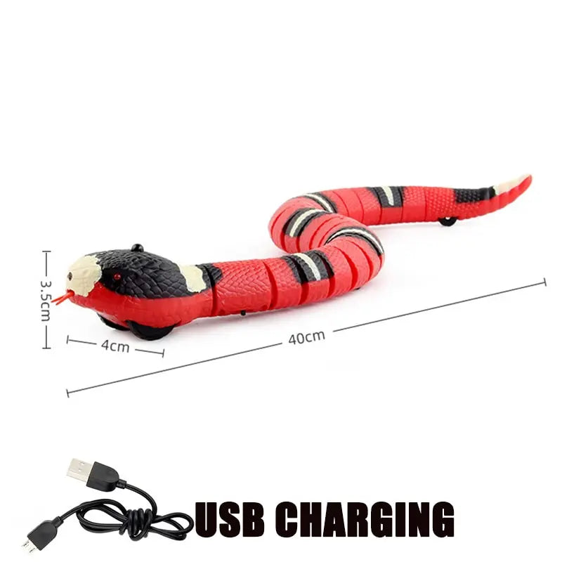 Smart Sensing Cat Teaser – Interactive Automatic Electronic Snake Toy