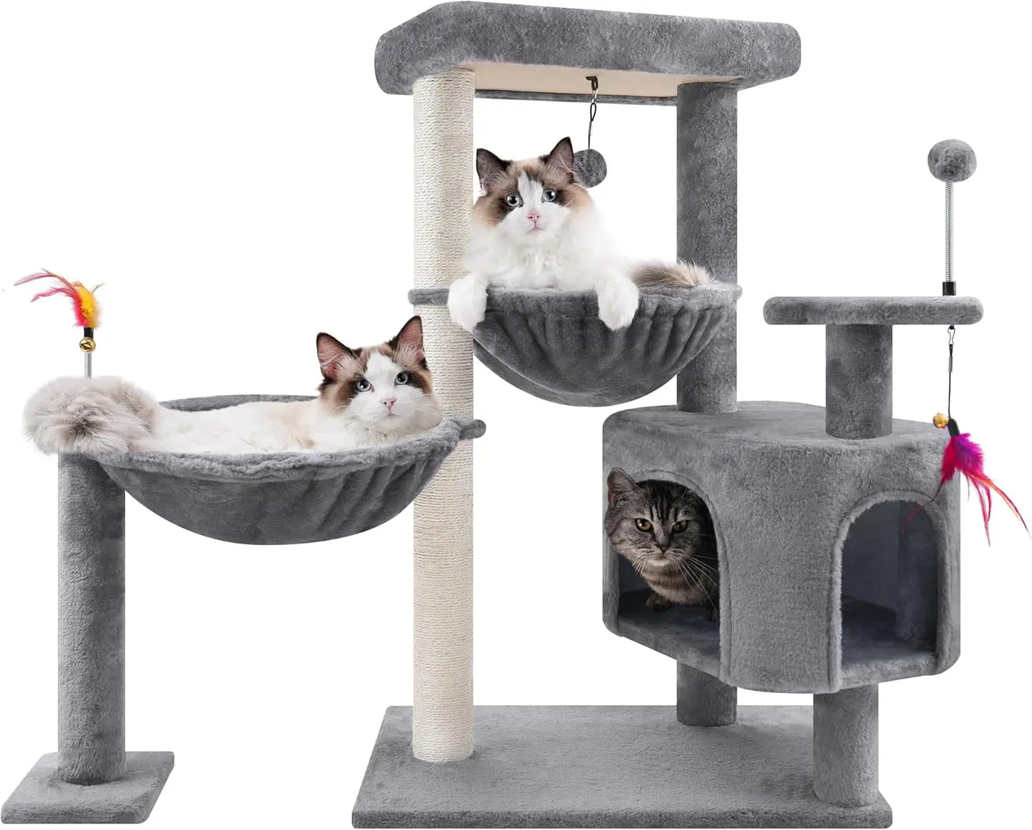 Hammock & Condo Cat Tower