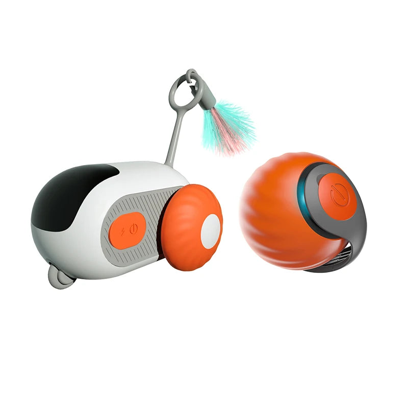 Intelligent Sports Car Remote Control Cat Toy – Interactive Electric Mice & Feathers Entertainment