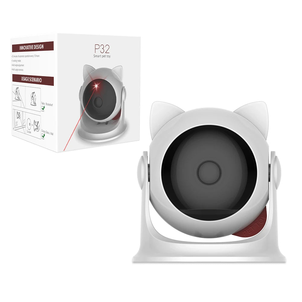 Automatic Cat Laser Toy – Rechargeable & Motion-Activated